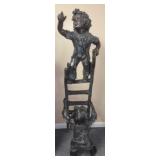 Bronze Ladder Sculpture 53" Tall