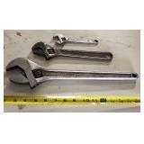 Crescent Wrenches Including Rigid