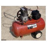 Sears 5 hp 30 gal air compressor  220 volt works.
