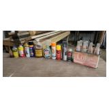 Chemicals including Engine Brite chaulk,