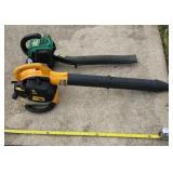 Poulan Leaf Blowers Neither run FB 25 & Bvm200vs