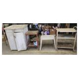 Rolling Carts,  Table & Cabinet