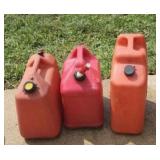 3 Gas Cans