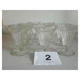8 SUNDAE GLASSES