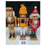 3 NUTCRACKERS 15"-16"