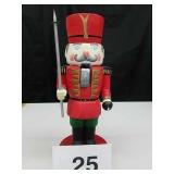 MUSICAL METAL NUTCRACKER 11 3/4" TALL
