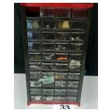 40 DRAWER ACCESSORY CADDY, 1 DRAWER MISSING