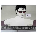 34" X 23 1/4" PATRICK NAGEL PAINTINGS GRAPHICS
