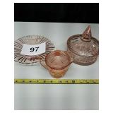 PINK DEPRESSION GLASSWARE