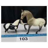 2 BREYER HORSES
