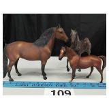3 BREYER HORSES