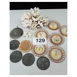 MISC COASTERS, LARGE PC OF CORAL