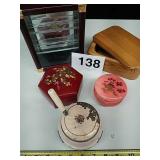 TRINKET BOX, HTC JEWELRY BOXES, ETC
