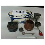 DROSTE HAARLEM HOLLAND CHOCOLATE TIN, ETC