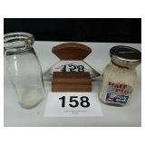 HALF PINT COIN BANK MEADOW GOLD MILK JAR,