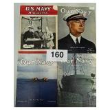 1944 OUR NAVY MAGAZINES