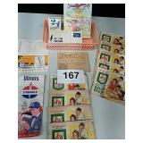 ILLINOIS STANDARD MAP, WAR RATION BOOK, BOOKS OF