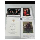 BILL CLINTON AUTOGRAPHED PICTURES, INAUGURATION