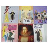 LOT OF PAPER DOLL BOOKS, VINTAGE INFAMOUS WOMEN,