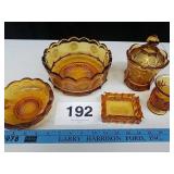 AMBER COIN GLASS