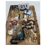 FLAT OF COSTUME JEWELRY