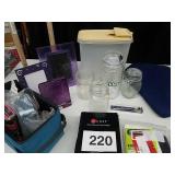 PICTURE FRAMES, MASON JARS, ETC