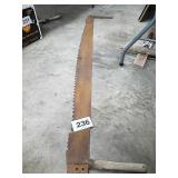 73" L - PRIMITIVE 2 MAN CROSS CUT SAW