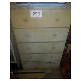 OLD CHEST OF DRAWERS USED FOR TOOLS