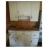 2 PIECE CABINET USED IN GARAGE