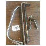PRY BAR, HAND SAW, ETC