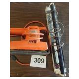 BLACK AND DECKER DUAL ACTION SANDER AND BLACK