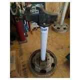VISE ON HOMEMADE STAND