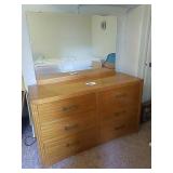 5PC BEDROOM SET - CHEST OF DRAWERS, DRESSER,