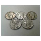 MERCURY SILVER DIMES