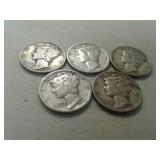 MERCURY SILVER DIMES