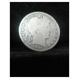 1906 BARBER SILVER HALF DOLLAR