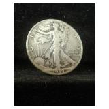 1939 WALKING LIBERTY SILVER HALF DOLLAR