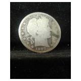 1907-O BARBER SILVER HALF DOLLAR