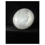 1912-D BARBER SILVER HALF DOLLAR