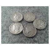 MERCURY SILVER DIMES
