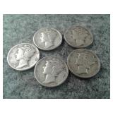 MERCURY SILVER DIMES