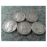 MERCURY SILVER DIMES