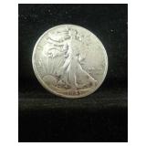 1943 WALKING LIBERTY SILVER HALF DOLLAR