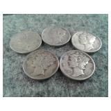 MERCURY SILVER DIMES