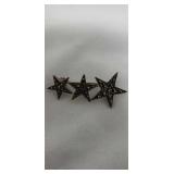 Sterling 925 vintage star pin