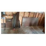 400 Lb steel plate variety of sizes.