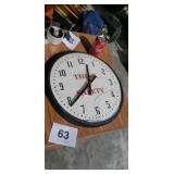 Think Safety clock cracked face