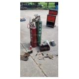 Victor cutting torch with cart and