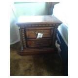 SOLID OAK NIGHT STAND 24"X26"X16"