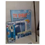 TV SHELF:SUCTION HANDLE